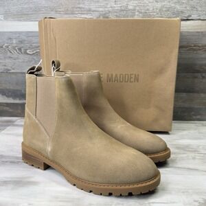 Steve Madden Lorali Women's Tan Suede Chelsea Boot Size 9 NEW
